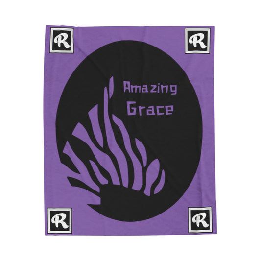 Plush Blanket - Amazing Grace Design