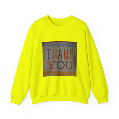 RCNSONS Unisex Crewneck Thanks Sweatshirt