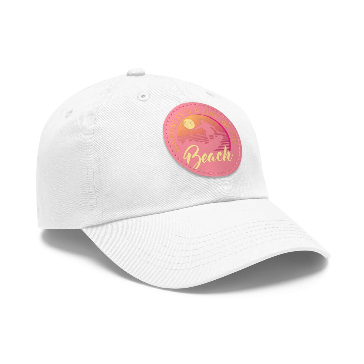 Dad Hat with Leather Patch (Round) - RC’nSONS