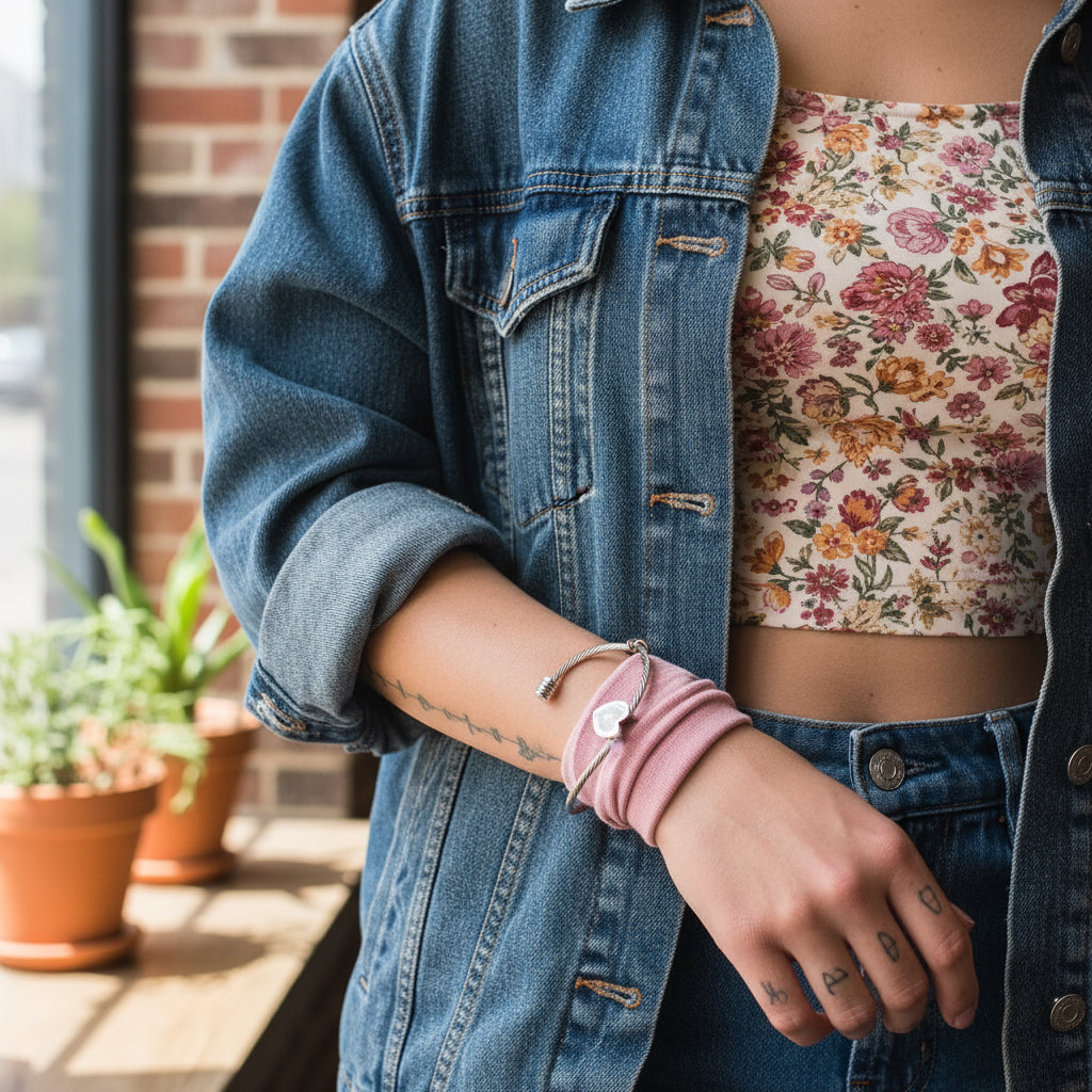 Heart Cuff Bracelet , Unique Keepsake Printify