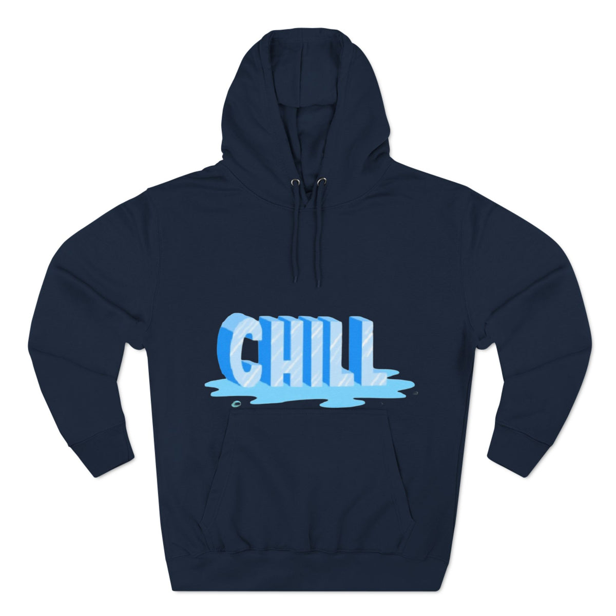 Unisex Three-Panel Fleece Chill Hoodie