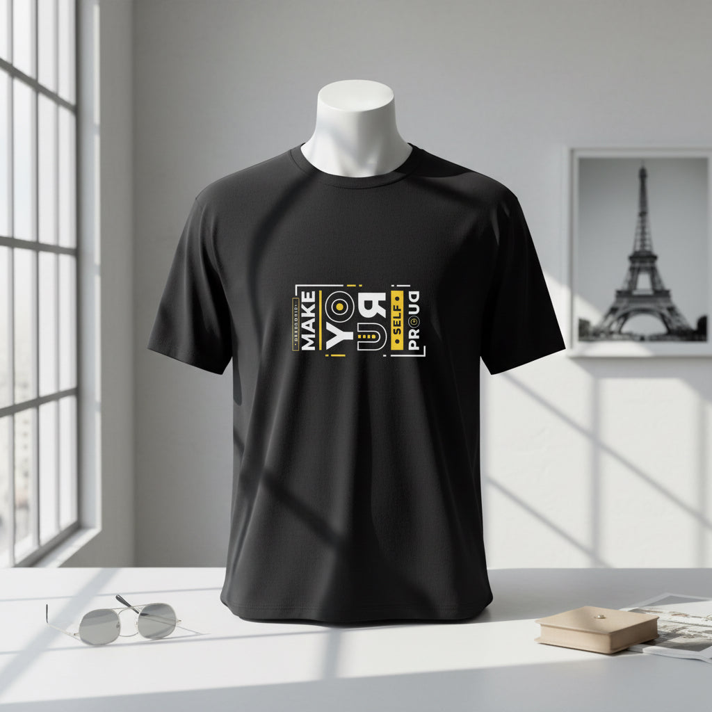 Make You Proud Tee — Motivational Graphic Heavyweight T-Shirt