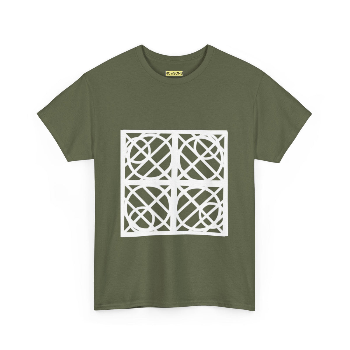 Modern Graphic Tee, Minimalist Cotton Shirt, Casual Unisex Top, Art-Inspired Clothing, Everyday Wear, Gift for Art Lovers Printify