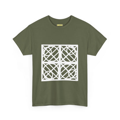 Modern Graphic Tee, Minimalist Cotton Shirt, Casual Unisex Top, Art-Inspired Clothing, Everyday Wear, Gift for Art Lovers Printify