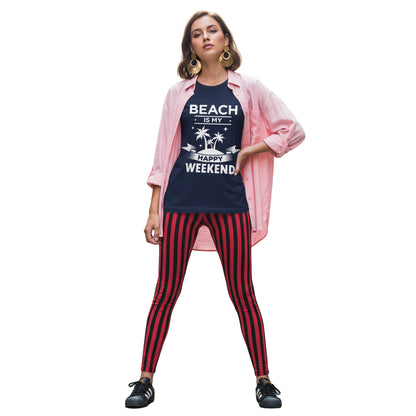 Beach Is My Happy Weekend Unisex Tee Printify