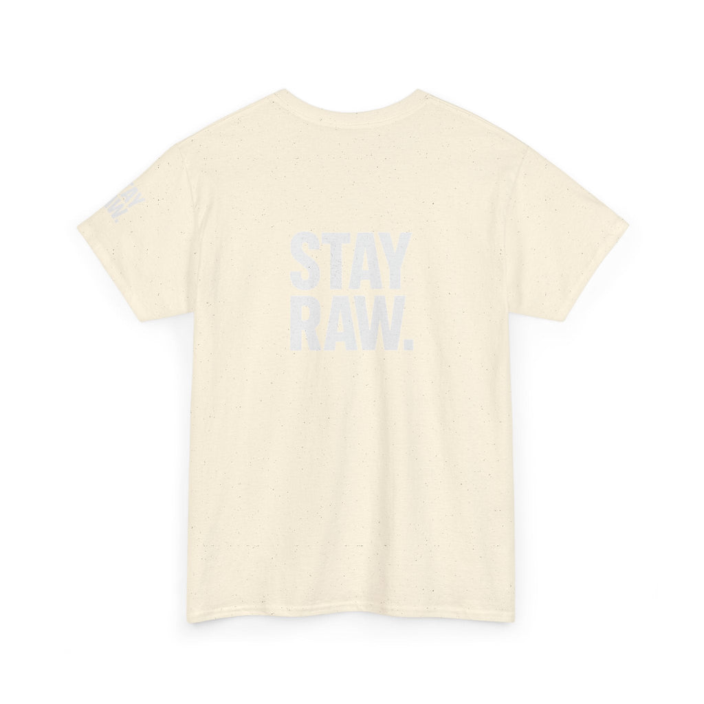 Raw Energy Unisex Tee - Stay Raw, Casual Wear, Street Style, Everyday Outfit, Graphic Tee, Gift for Him/Her Printify