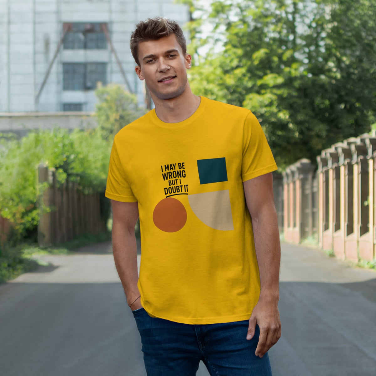 Stylish Statement T-Shirt, Casual Wear, Gift for Friends, Everyday Fashion, Funny Quote Tee, Graphic Shirt Printify