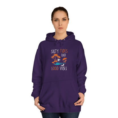 Salty Tides And Good Vibes Unisex Hoodie