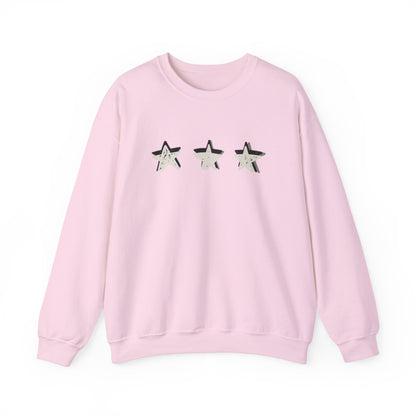 3 Star Heavy  Crewneck Sweatshirt