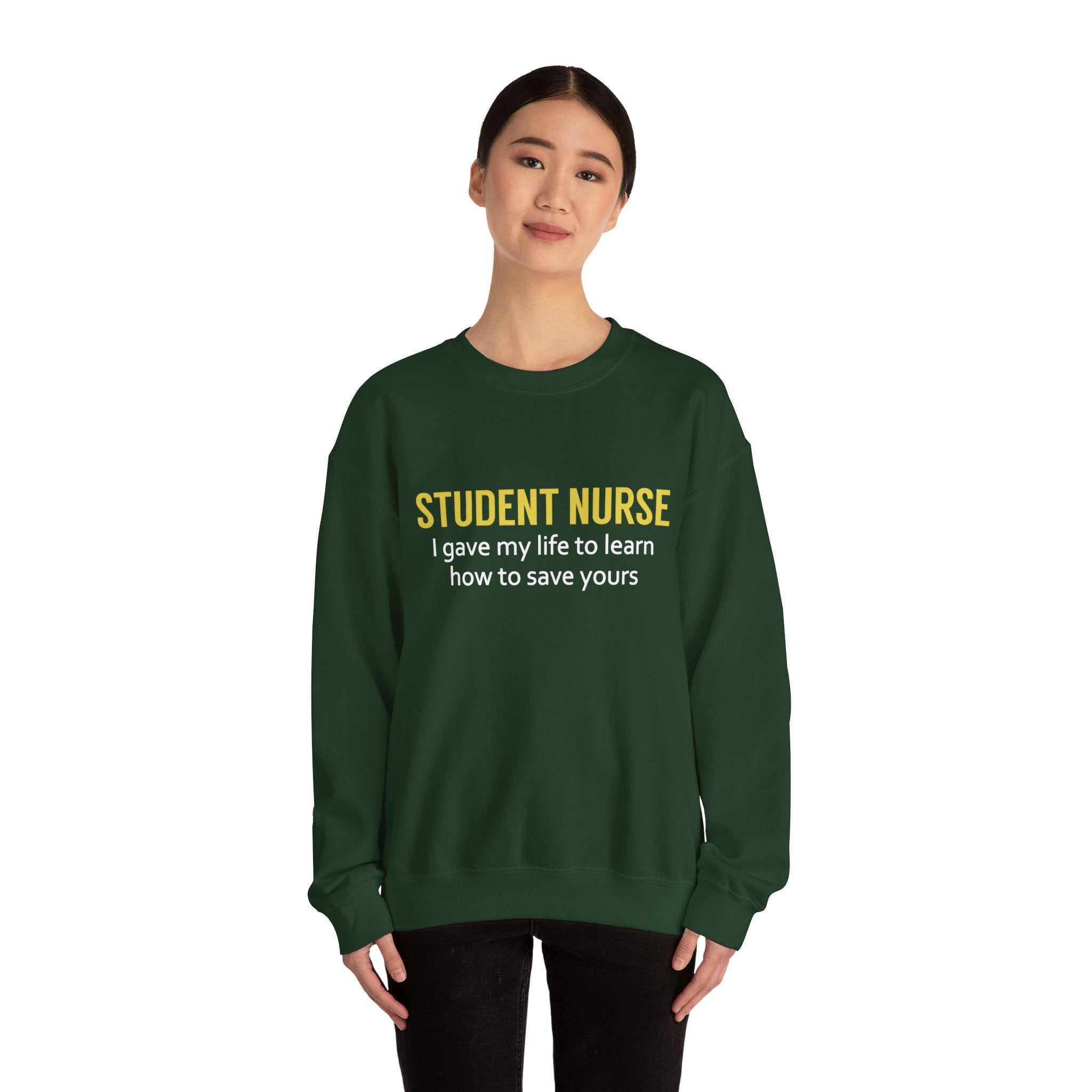 Sweat-shirt unisexe étudiant infirmière 