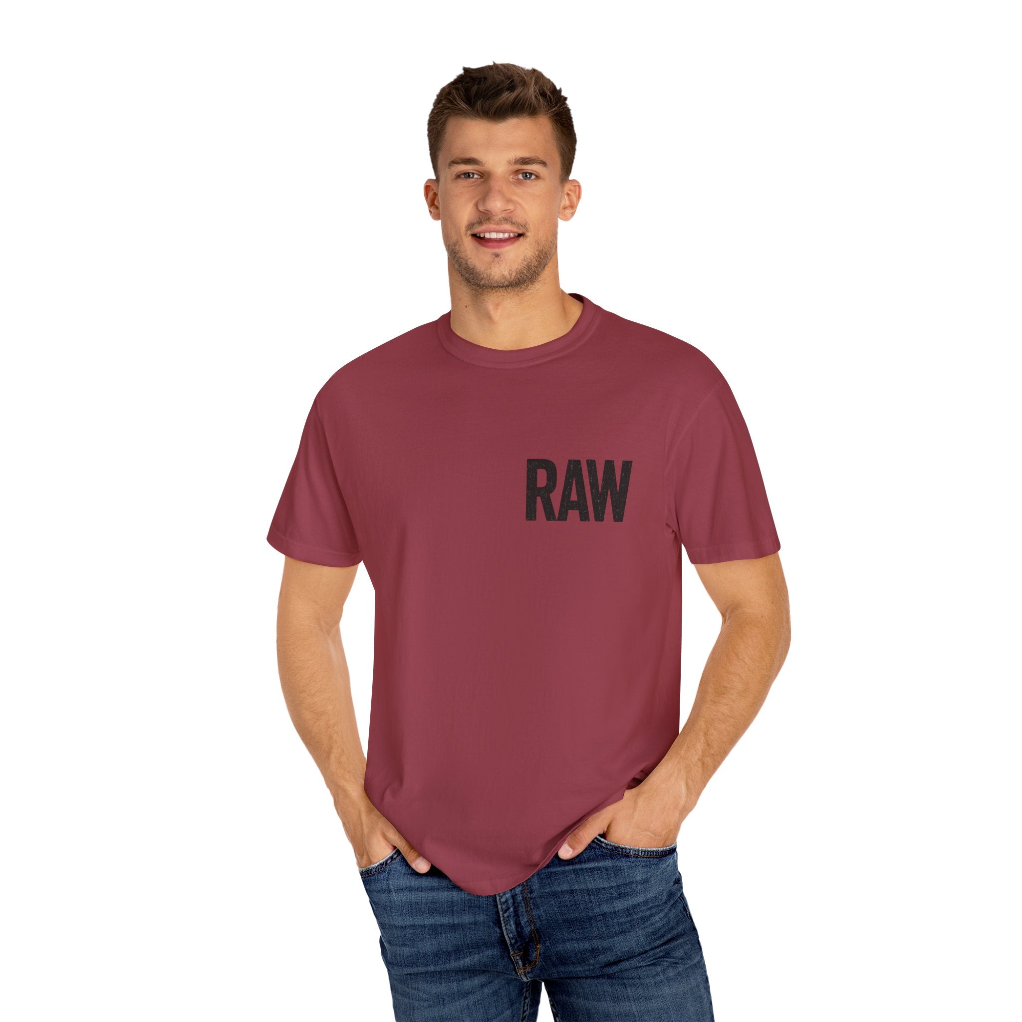 Garment-Dyed T-shirt RAW Design