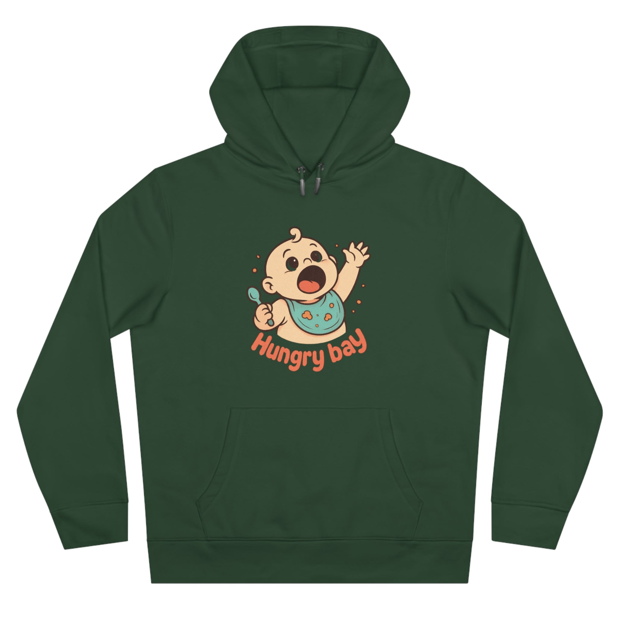 Cute Baby Feeding Hoodie Printify