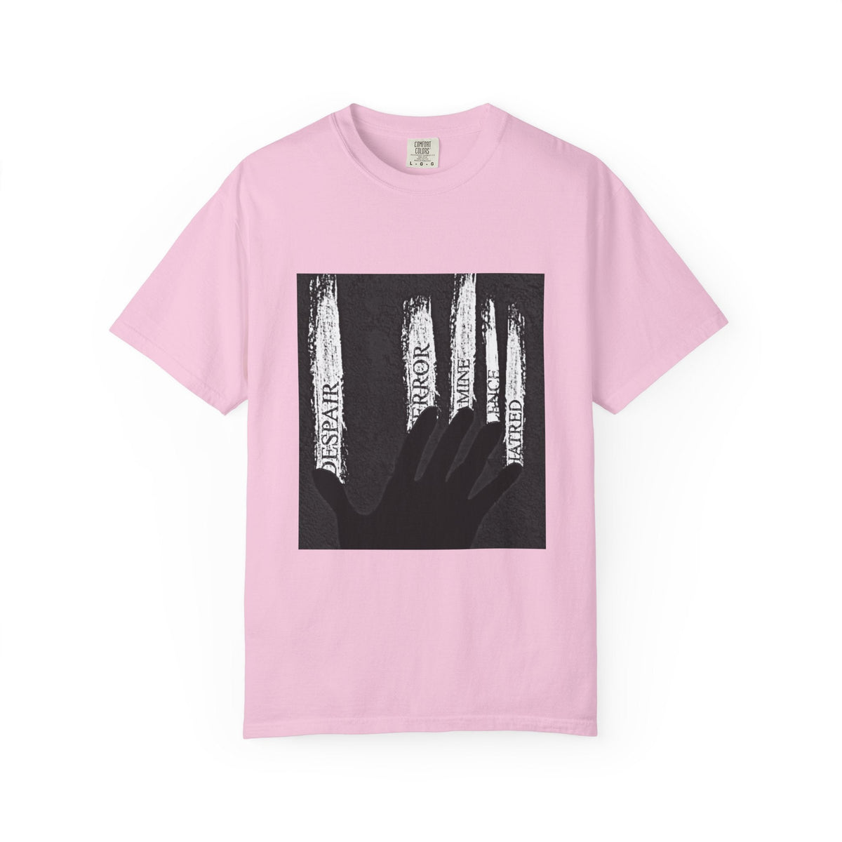 Garment-Dyed T-shirt, Unisex Black Graphic Tee, Motivational Shirt, Casual Streetwear, Perfect Gift for Friends Printify