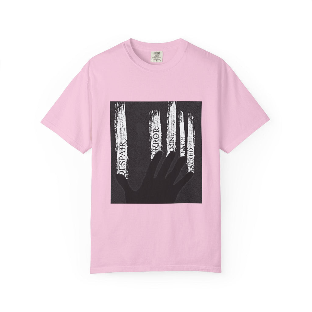 Garment-Dyed T-shirt, Unisex Black Graphic Tee, Motivational Shirt, Casual Streetwear, Perfect Gift for Friends Printify