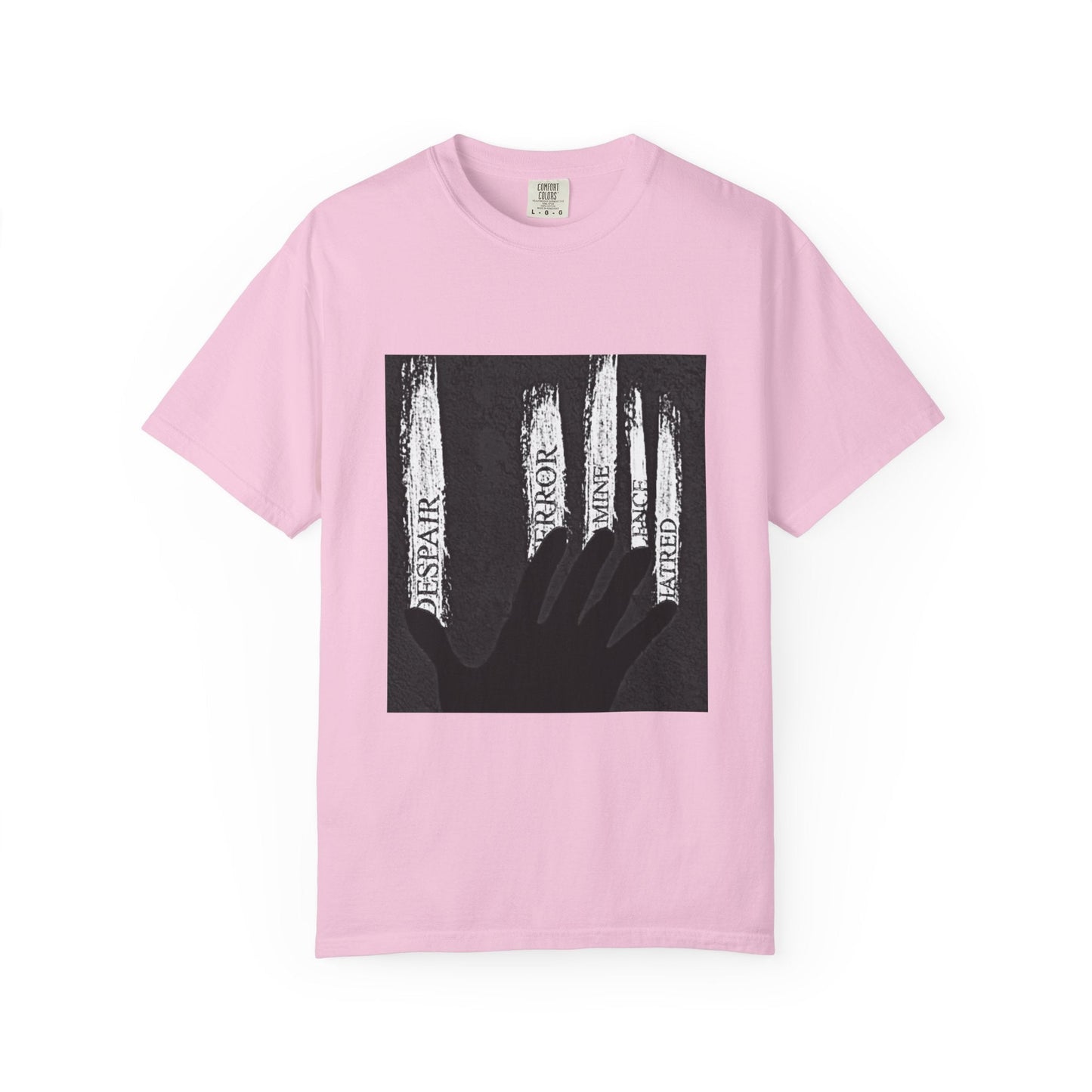 Garment-Dyed T-shirt, Unisex Black Graphic Tee, Motivational Shirt, Casual Streetwear, Perfect Gift for Friends Printify