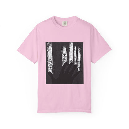 Garment-Dyed T-shirt, Unisex Black Graphic Tee, Motivational Shirt, Casual Streetwear, Perfect Gift for Friends Printify