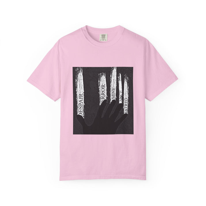 Garment-Dyed T-shirt, Unisex Black Graphic Tee, Motivational Shirt, Casual Streetwear, Perfect Gift for Friends Printify