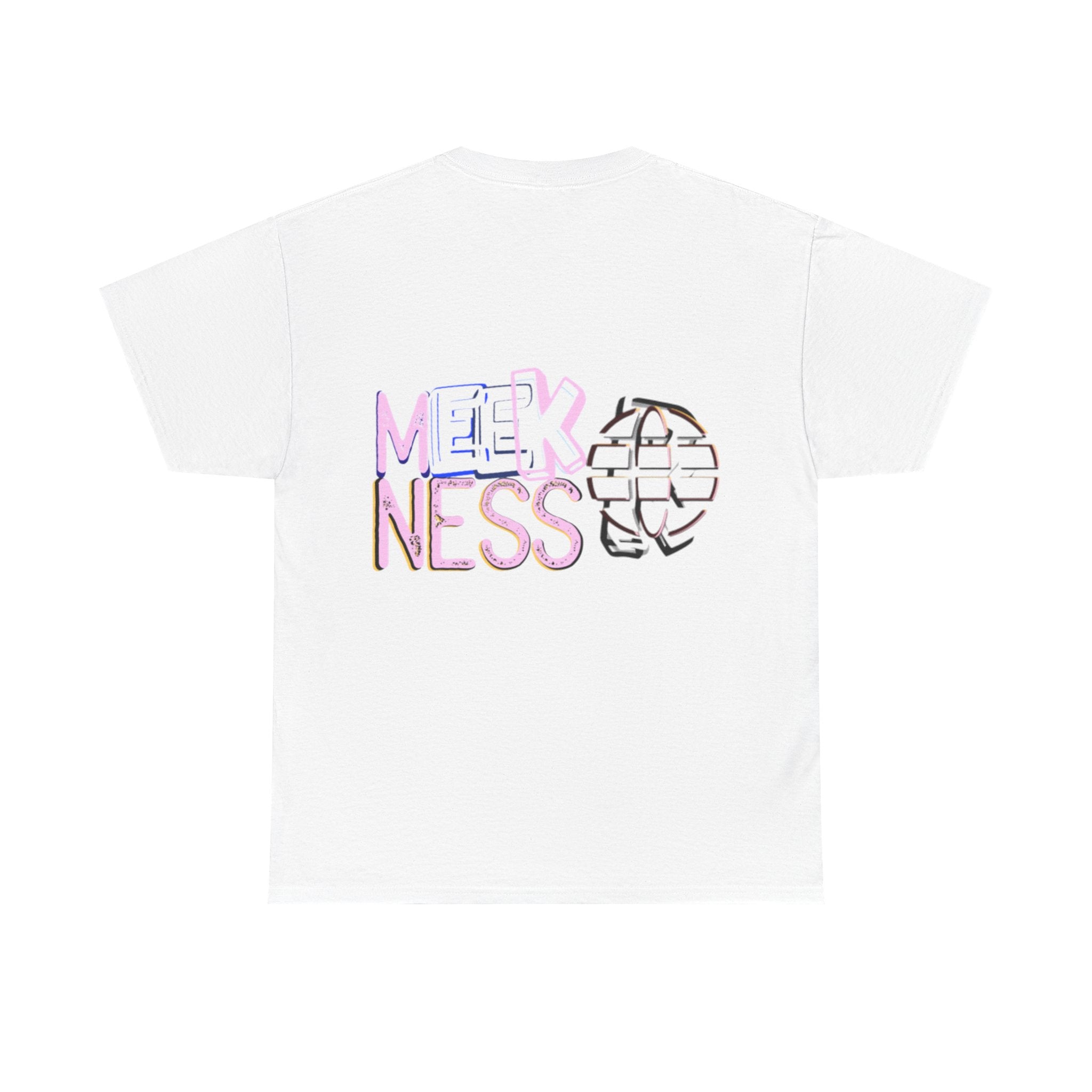 Unisex Heavy Cotton Tee - 'MEEKNESS' Graphic Shirt for Casual Wear