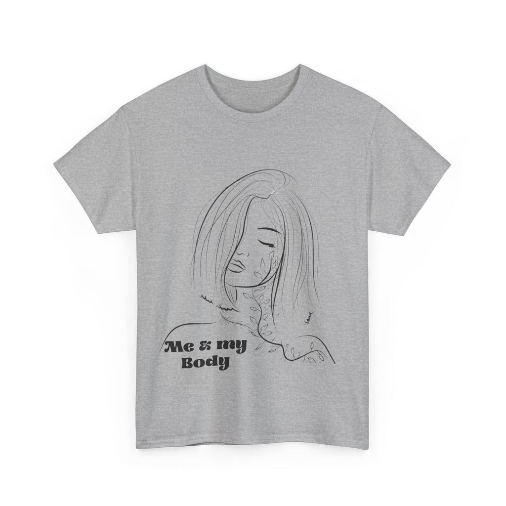 Unisex Faded Cotton Me my Body  Tee