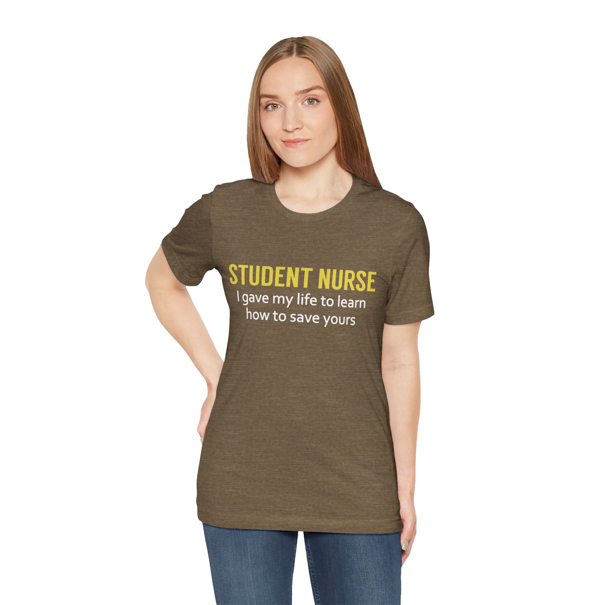 Tee-shirt unisexe infirmière étudiante 