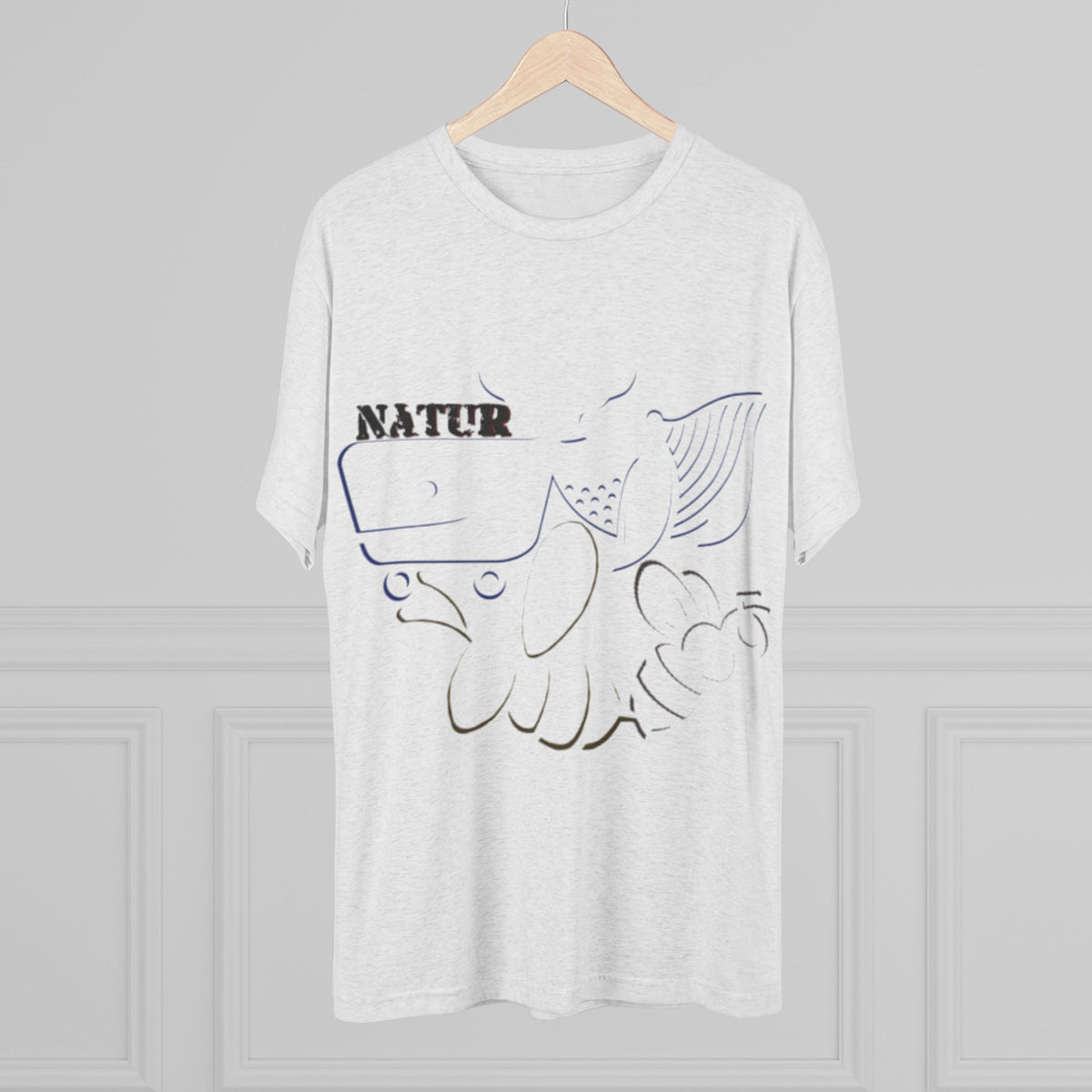 Nature Inspired Tee - Unisex Tri-Blend Crew Tee