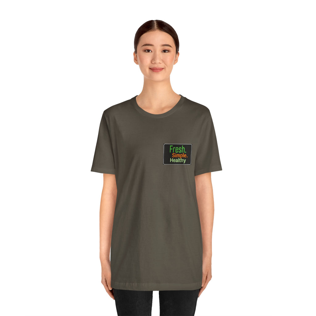 Unisex Fresh Healthy Short Sleeve Tee
