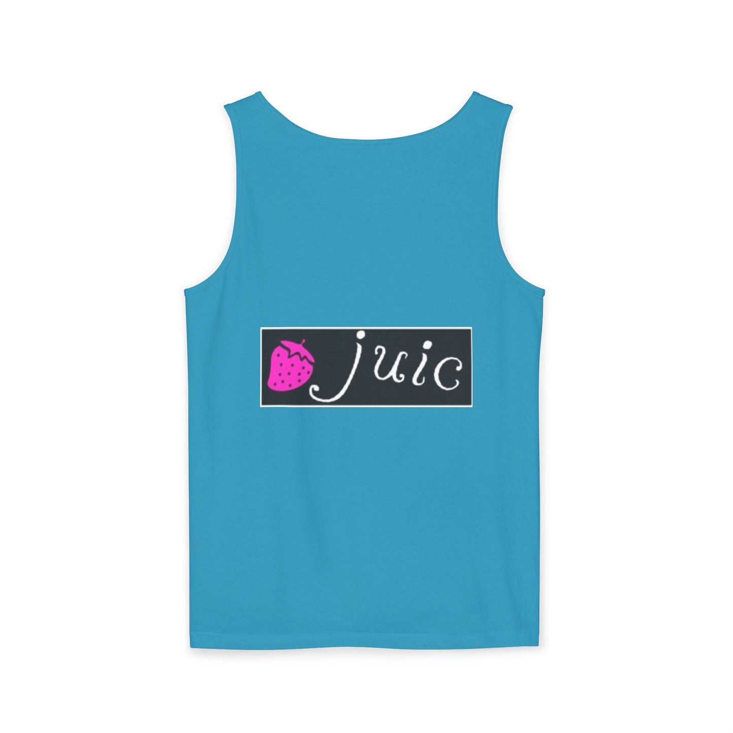 Juice-Themed Unisex Tank Top, Perfect for Summer Outings, Pool Parties, and Fruit Lovers