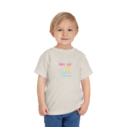 T-shirt pour tout-petits Les filles veulent juste avoir du soleil 
