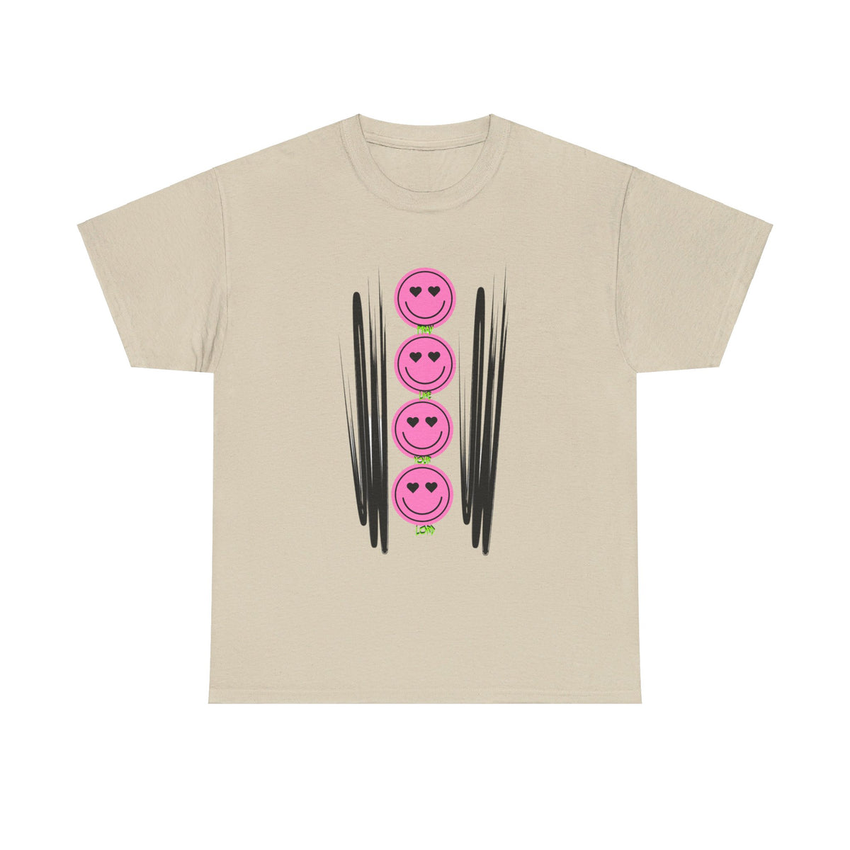 RCNSONS Unisex Heavy Cotton Smileys Tee