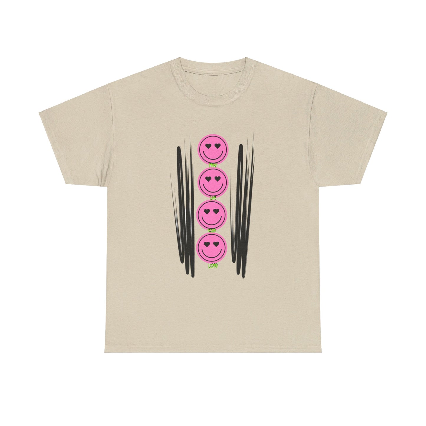 RCNSONS Unisex Heavy Cotton Smileys Tee