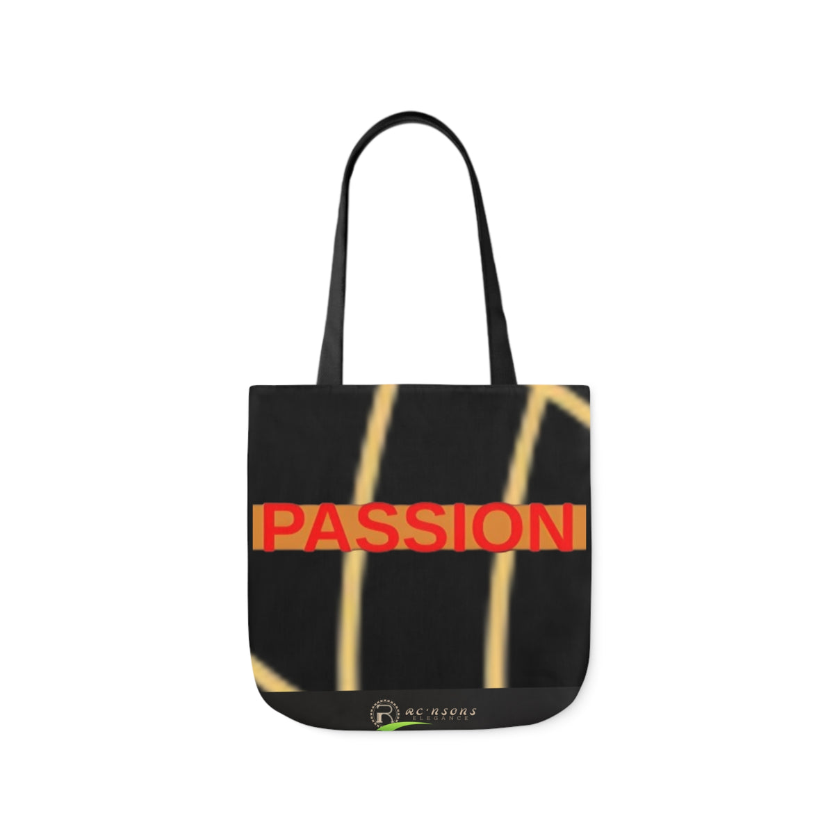 Passion Canvas Tote Bag, 5-Color Straps
