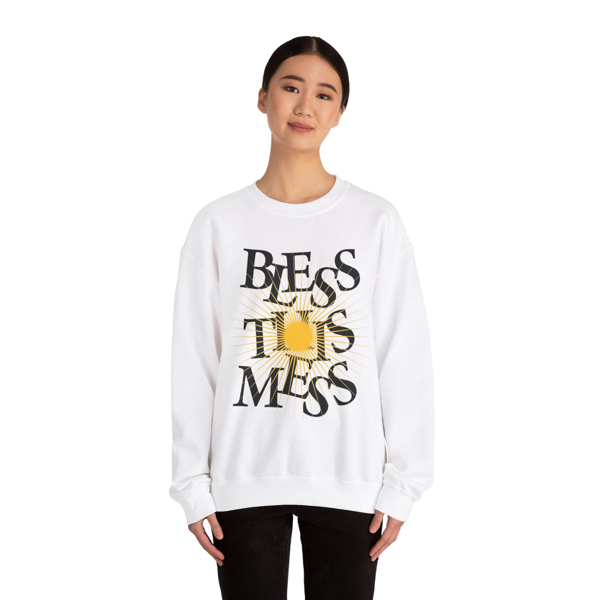 Bénissez ce sweat-shirt unisexe de désordre 