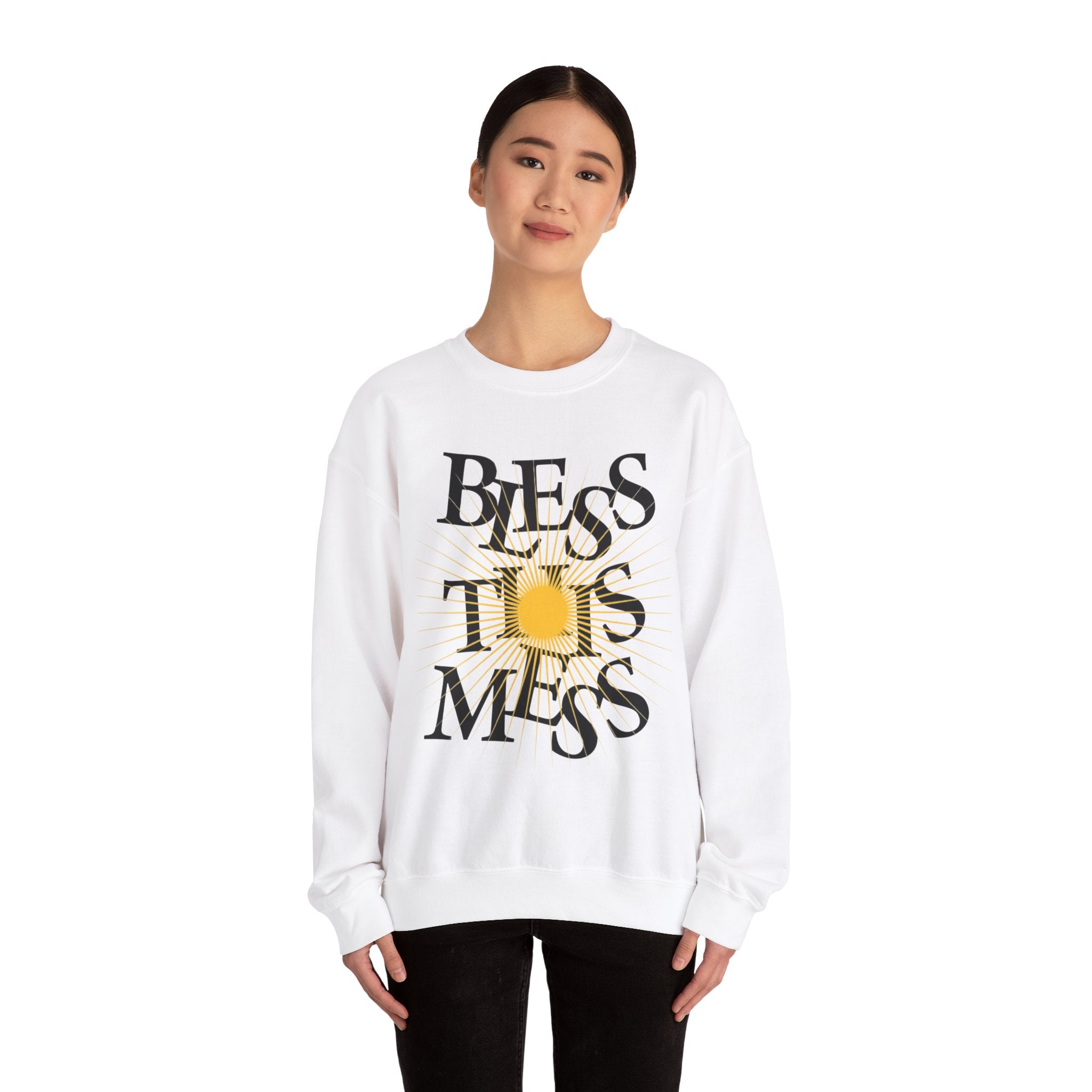 Bénissez ce sweat-shirt unisexe de désordre 