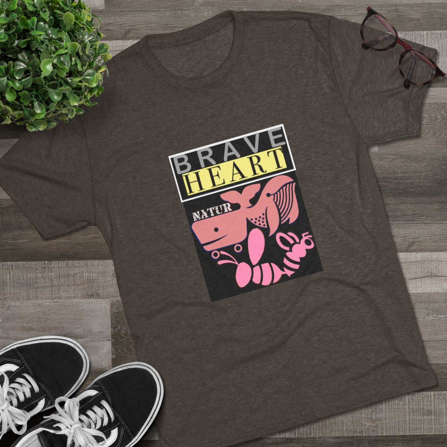 Brave Heart Tri-Blend Unisex T-Shirt