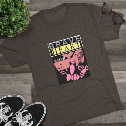 Brave Heart Tri-Blend Unisex T-Shirt