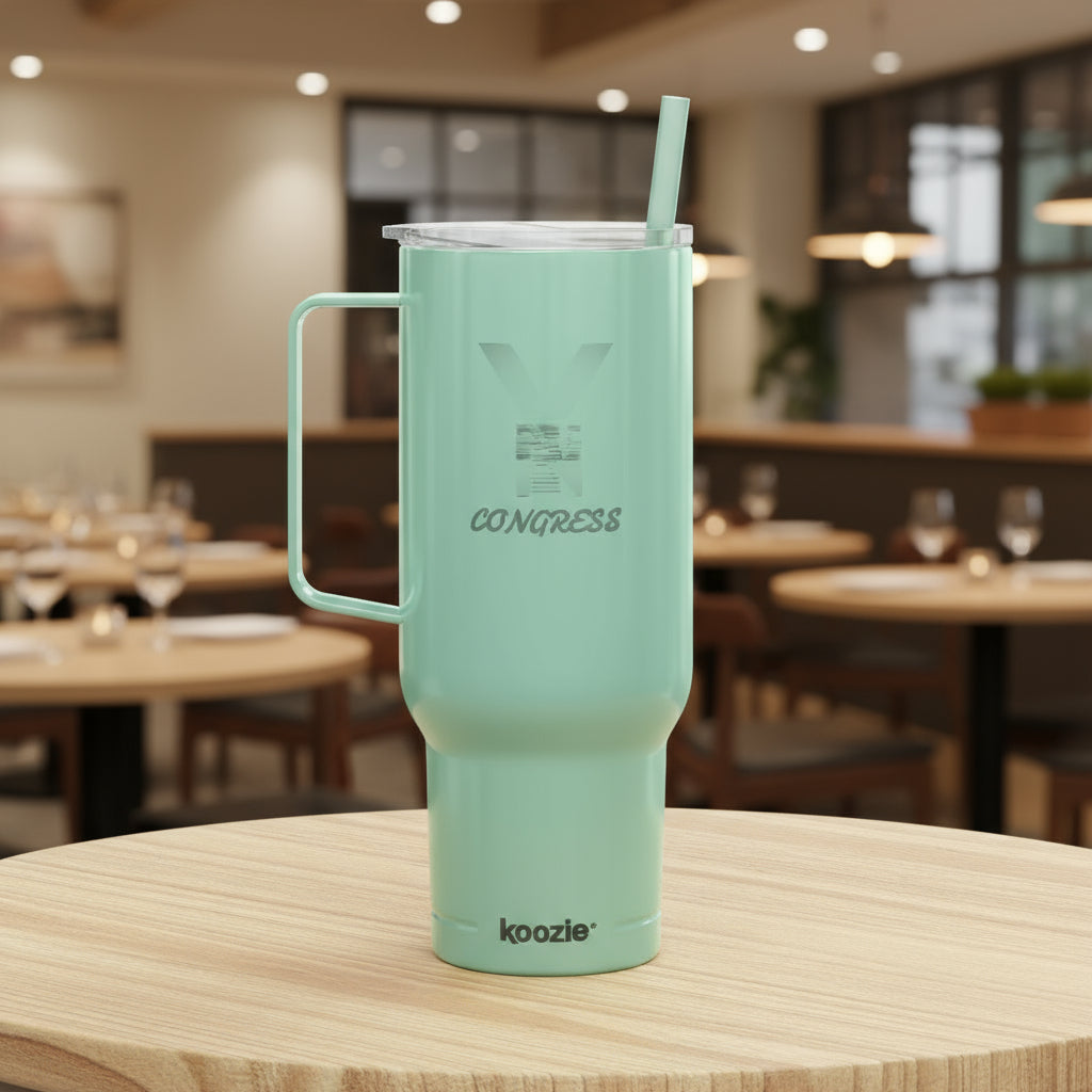 Tumbler - For Congress Engraving Design, 40oz Insulated with Lid Printify