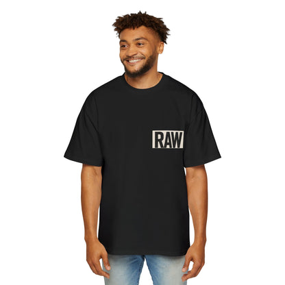 Men's Heavy Oversized Tee - Casual Streetwear, Summer Essential, Graphic T-Shirt, Gift for Him, Trending Fashion Printify