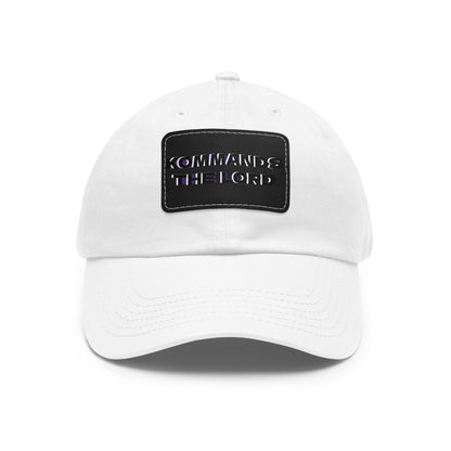 Dad Hat - Kommands The Lord Leather Patch Cap