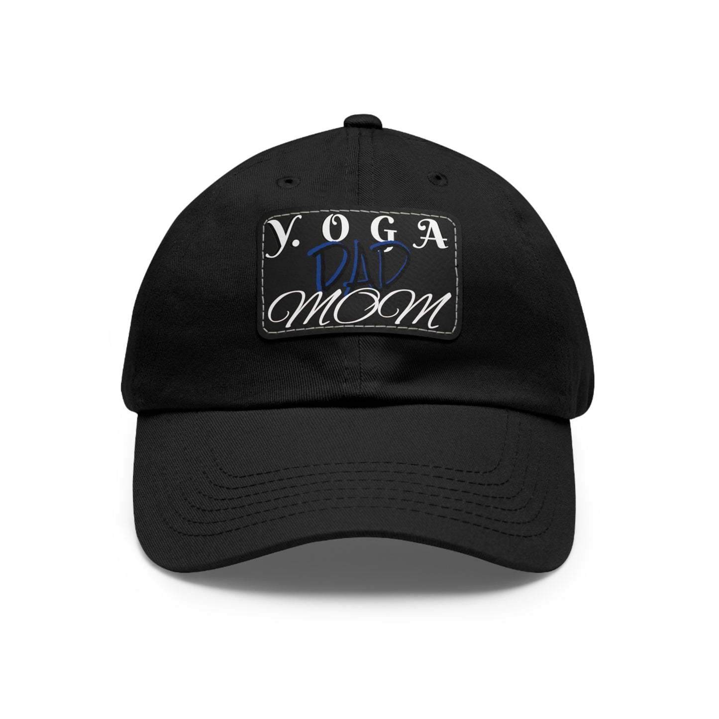 Yoga Dad Hat with Leather Patch - Casual Style for Active Parents