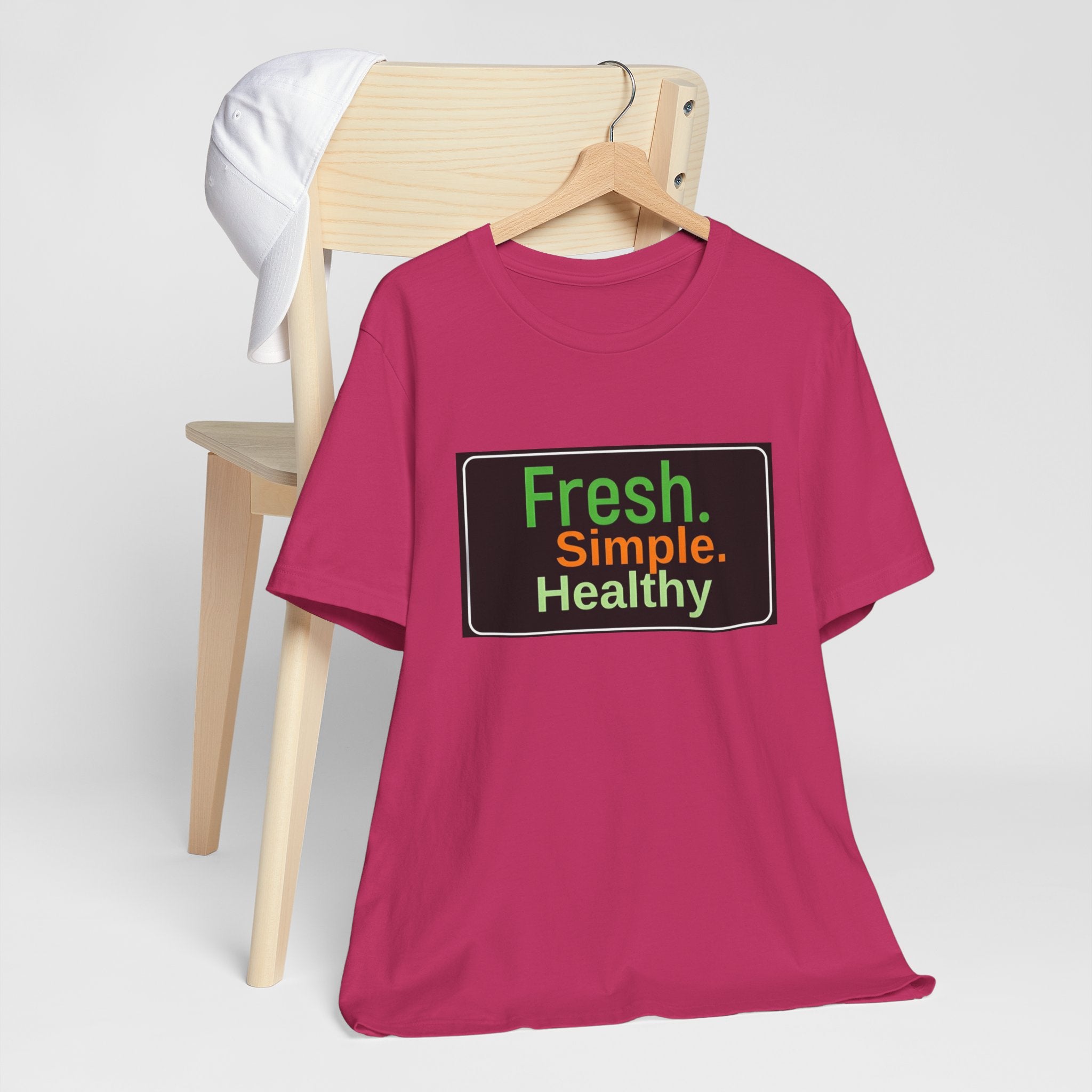 Unisex Fresh Simple Short Sleeve Tee