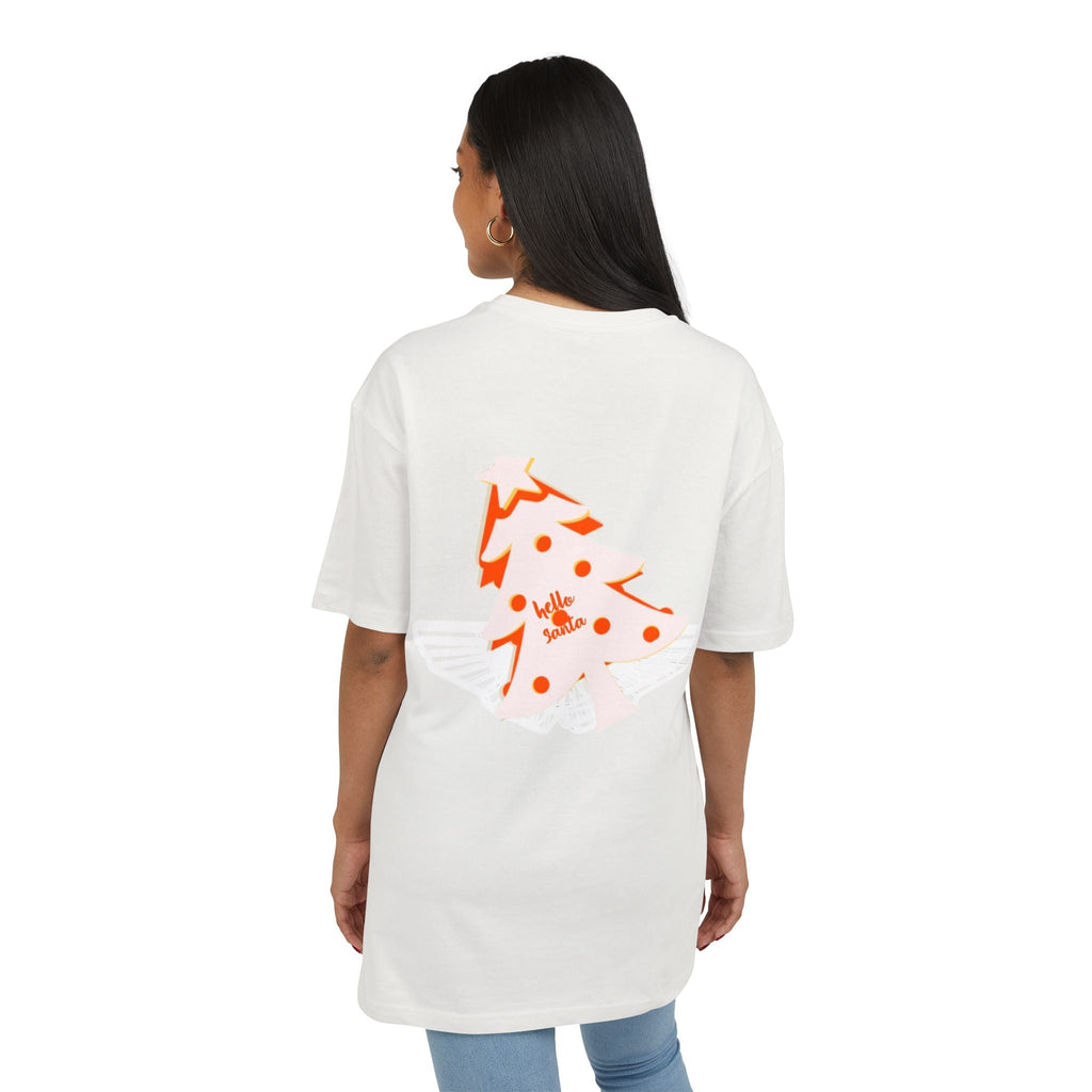 Christmas Oversize Tee - hello Santa Printify