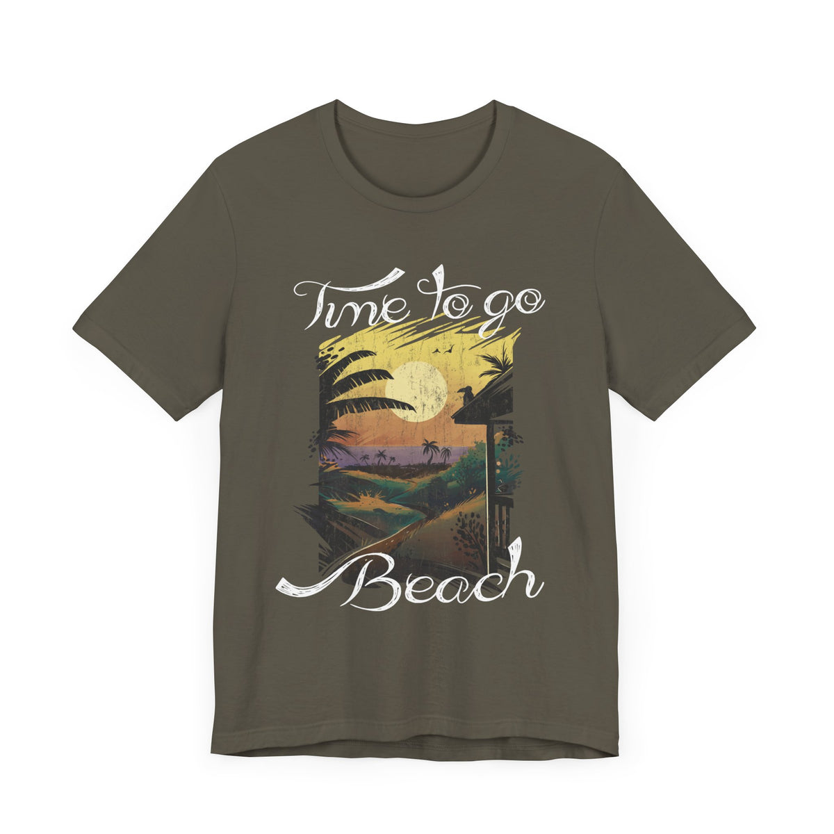 Il est temps d’aller à la plage Tee-shirt unisexe 