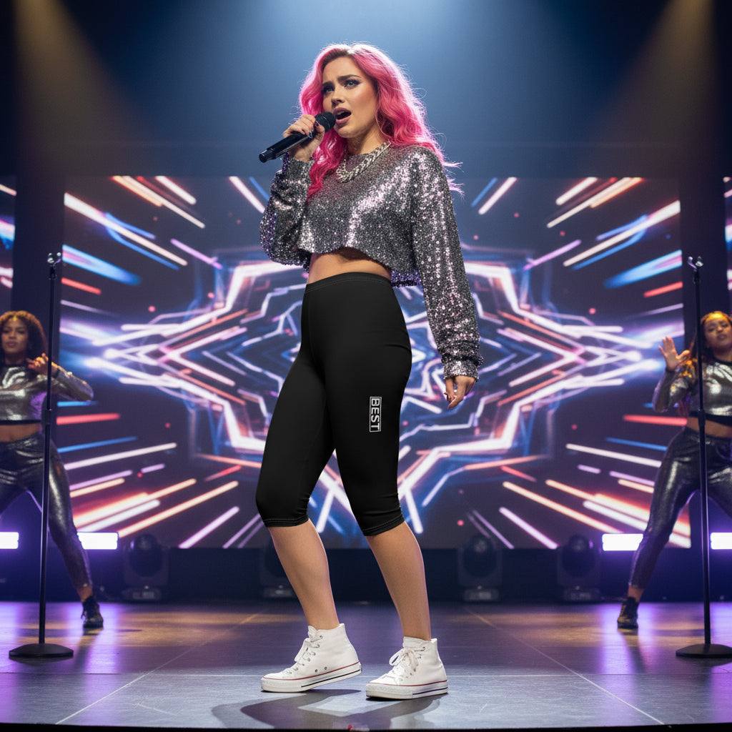 BEST Women’s Capri Leggings - Perfect for Yoga, Fitness & Concerts Printify