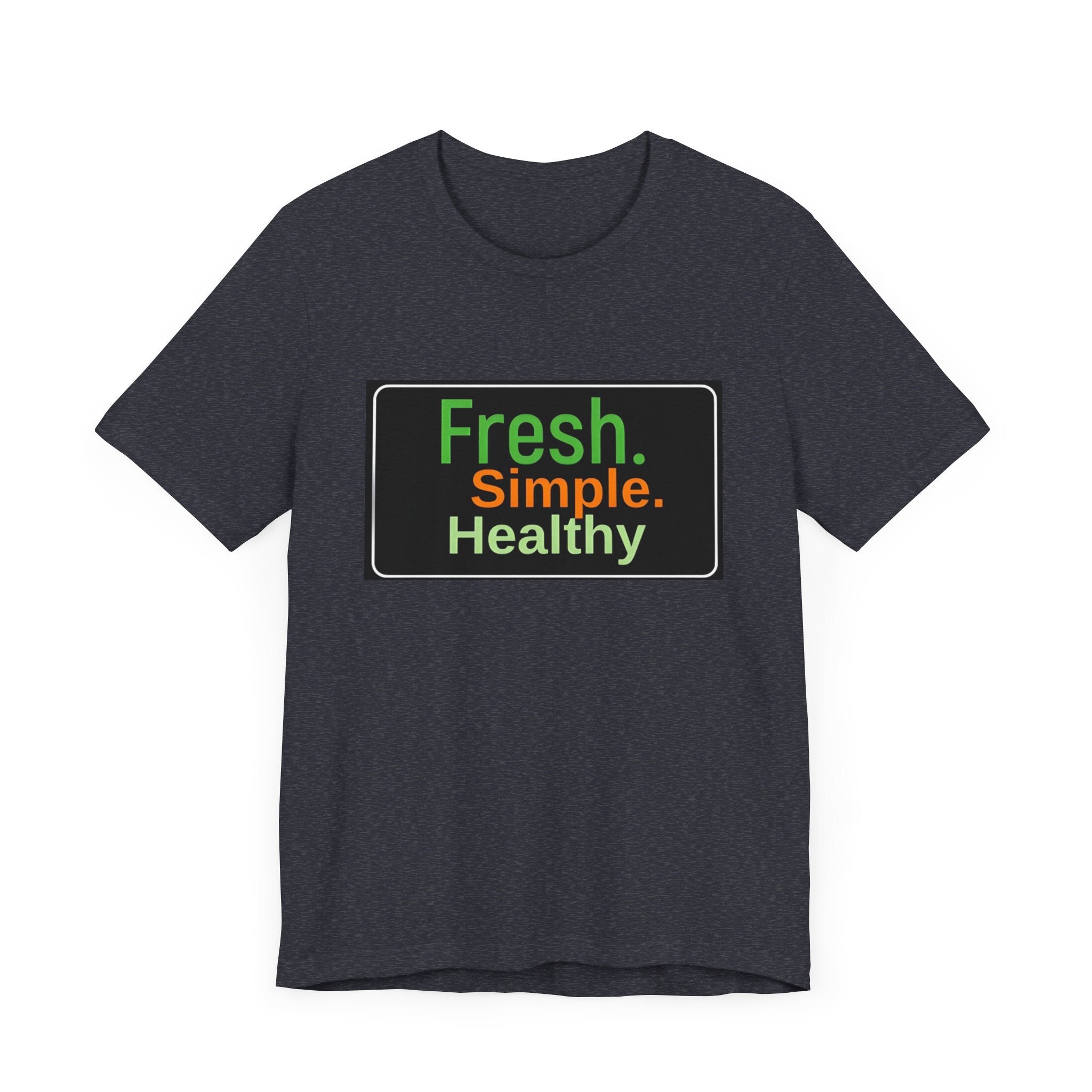 Unisex Fresh Simple Short Sleeve Tee