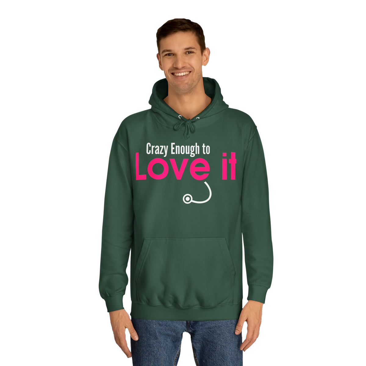 Crazy Enough To Love It Tee