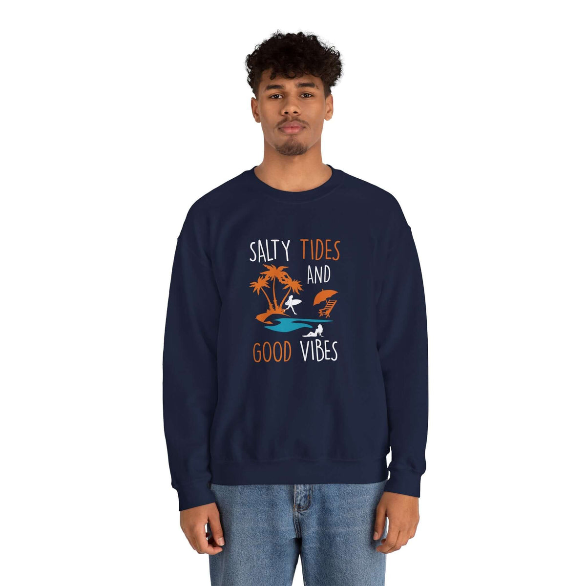 Salty Tides And Good Vibes Unisex Sweatshirt - RC’nSONS