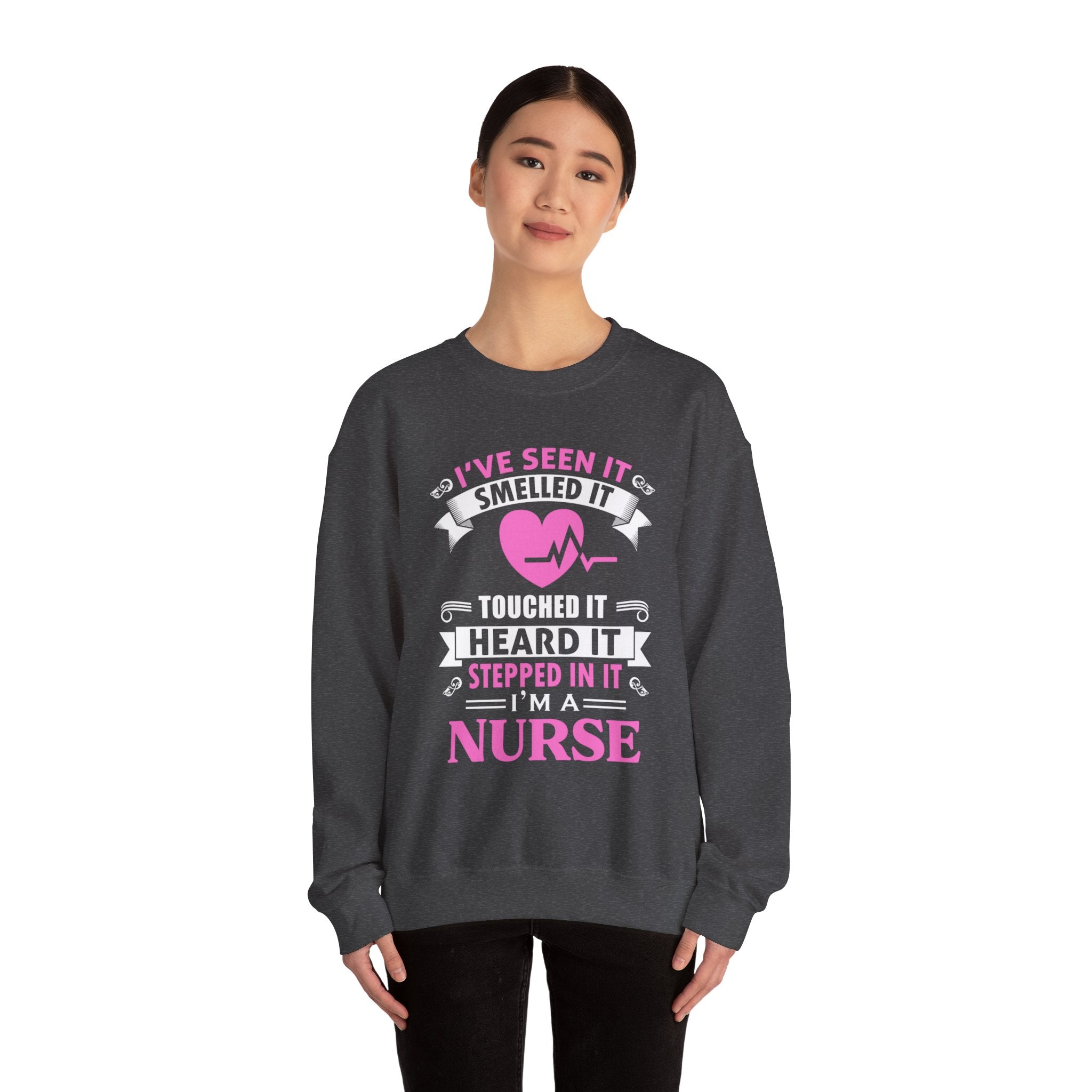 J’ai vu ça sentait ça touchait ce sweat-shirt unisexe 