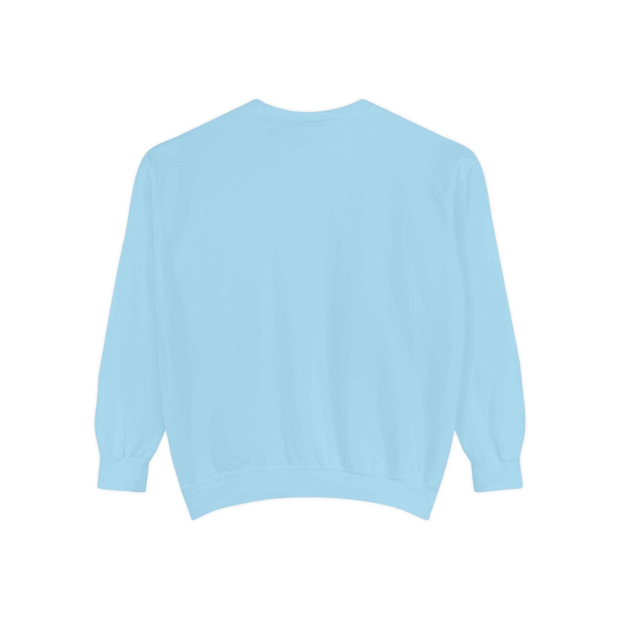 Garment-Dyed Sweatshirt, Cozy Unisex Pullover, Casual Comfortable Sweater, Perfect for Relaxing, Gift Idea for Friends and Family Printify