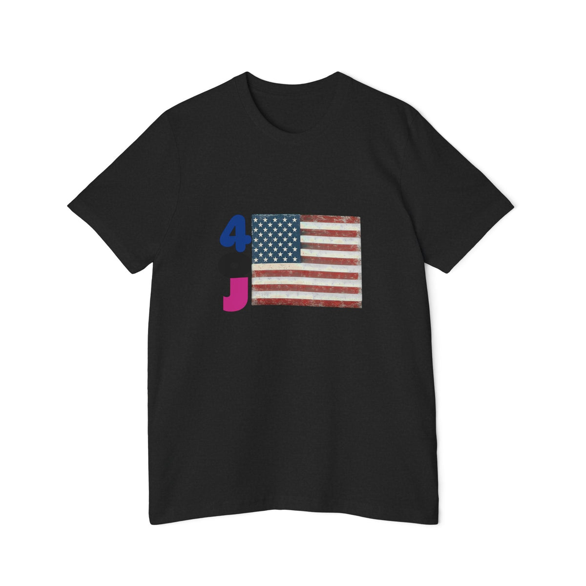 USA Flag Short-Sleeve T-Shirt, Patriotic Tee for Independence Day, Casual Wear, Gift for Veterans, Summer Style Printify