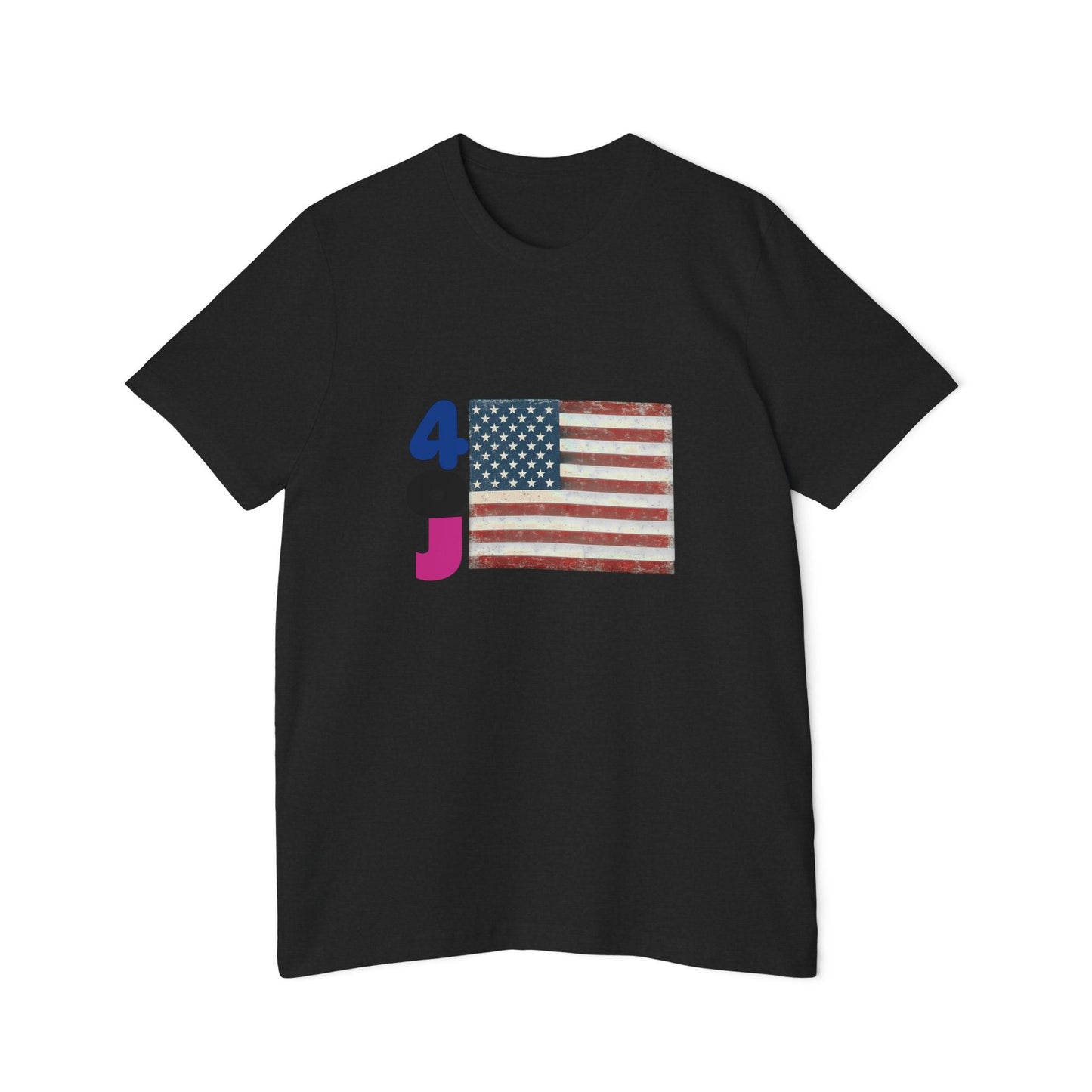 USA Flag Short-Sleeve T-Shirt, Patriotic Tee for Independence Day, Casual Wear, Gift for Veterans, Summer Style Printify